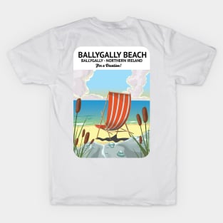 Ballygally Beach Northern Ireland T-Shirt